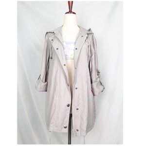 Shade Clothing Lightweight Parka Shell Jacket Gray - XS